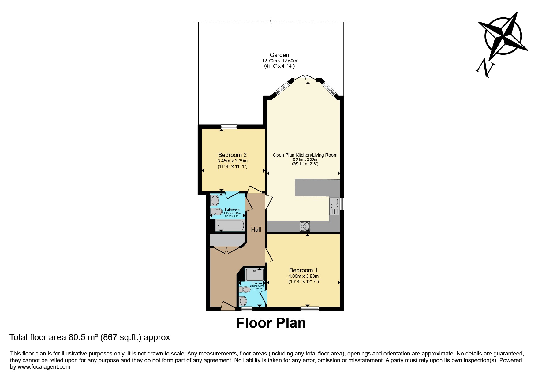 Flat 1, 246, Southlands Road, Bromley floorplan