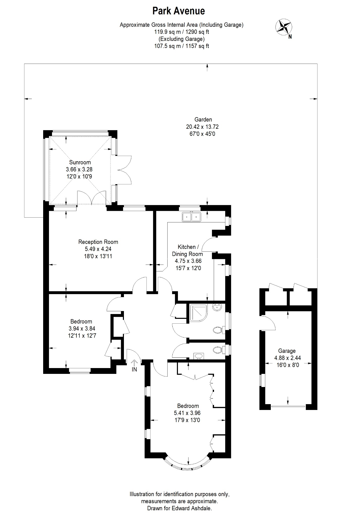 114 Park Avenue, Orpington, Kent floorplan