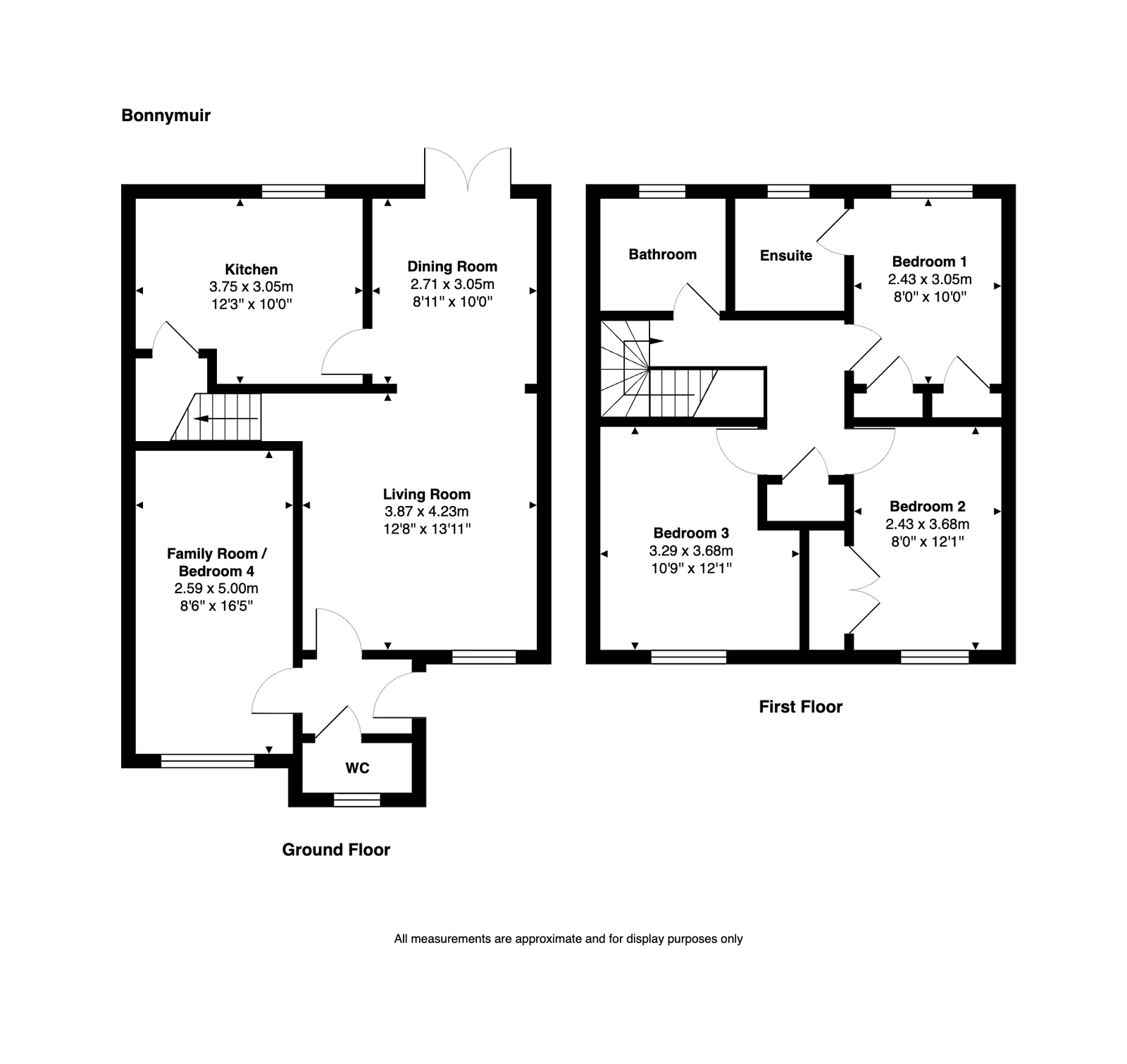 50, Bonnymuir Crescent, Bonnybridge floorplan