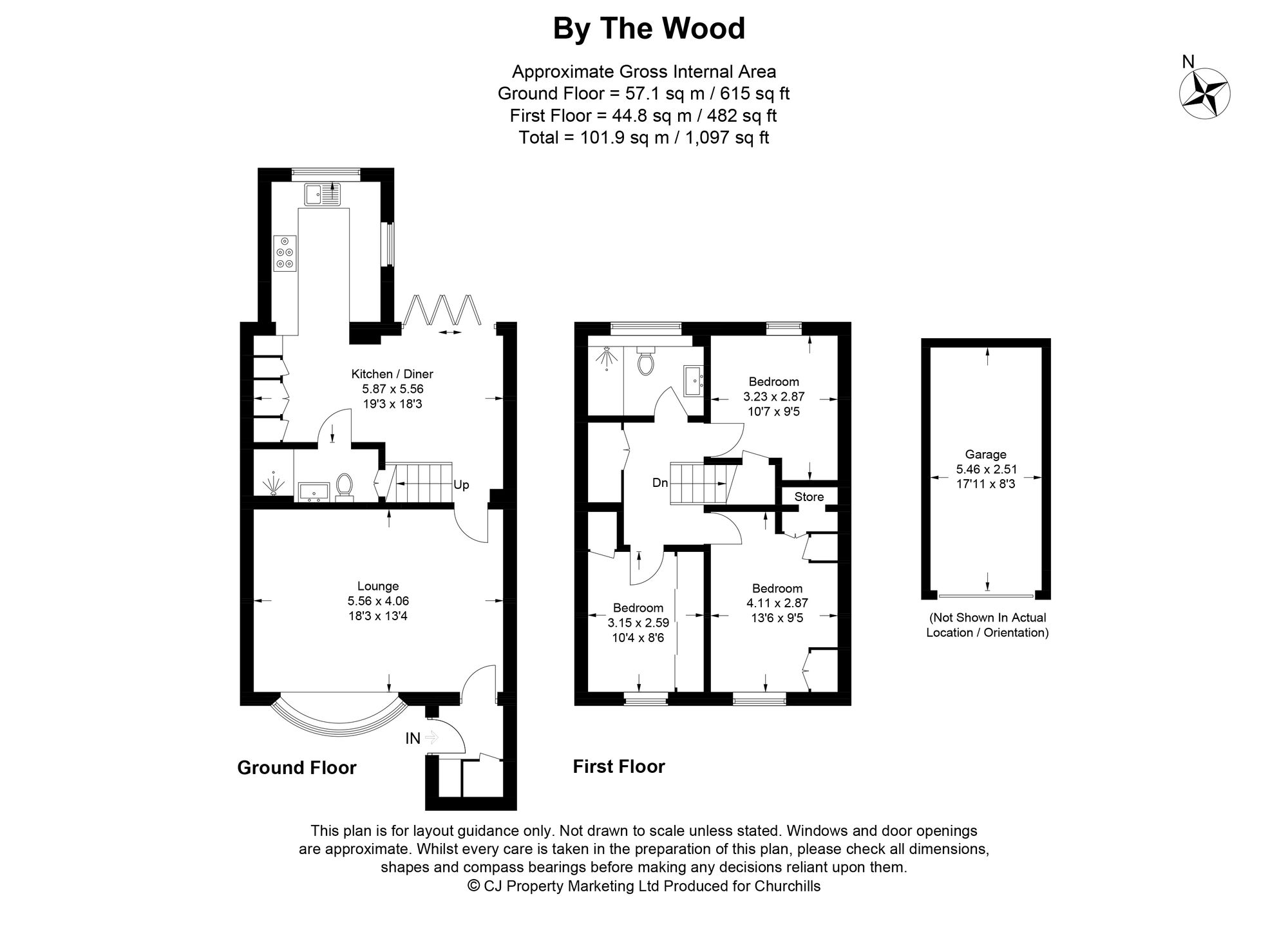 21 By The Wood, Watford floorplan