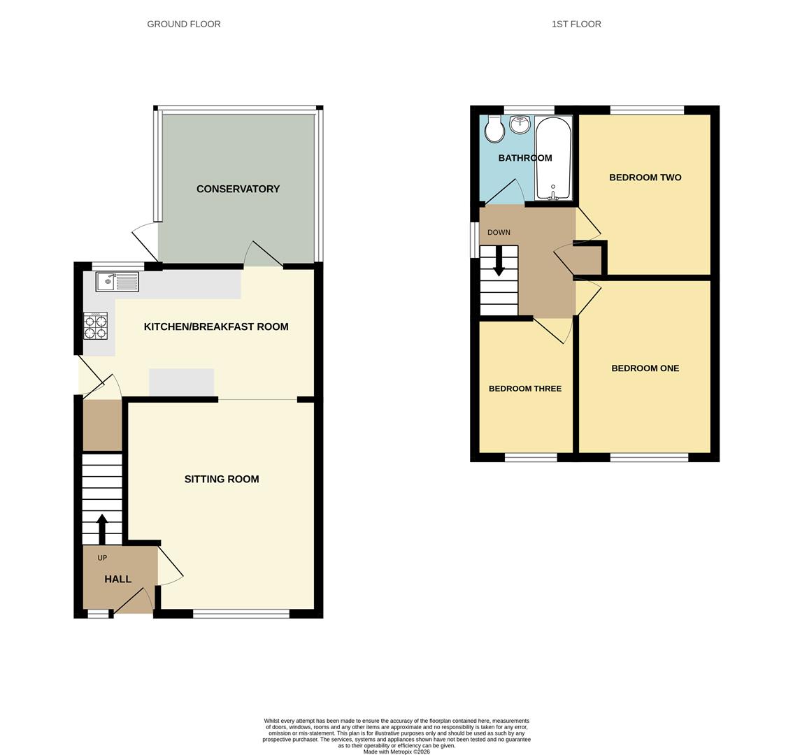 10, Abbotts Close, Telford floorplan