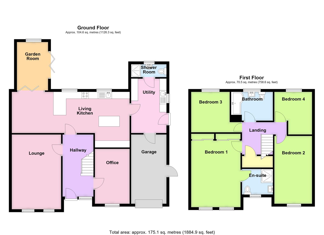 24, Thorne Way, Boston floorplan