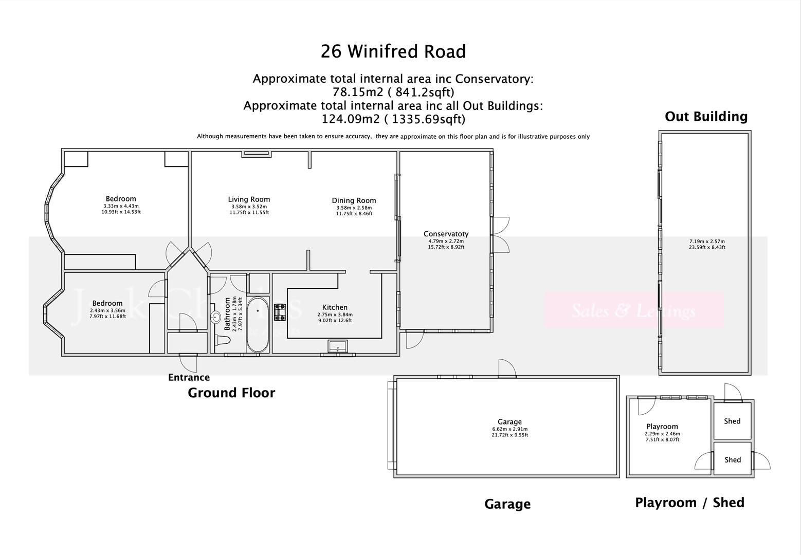 26, Winifred Road, Maidstone floorplan