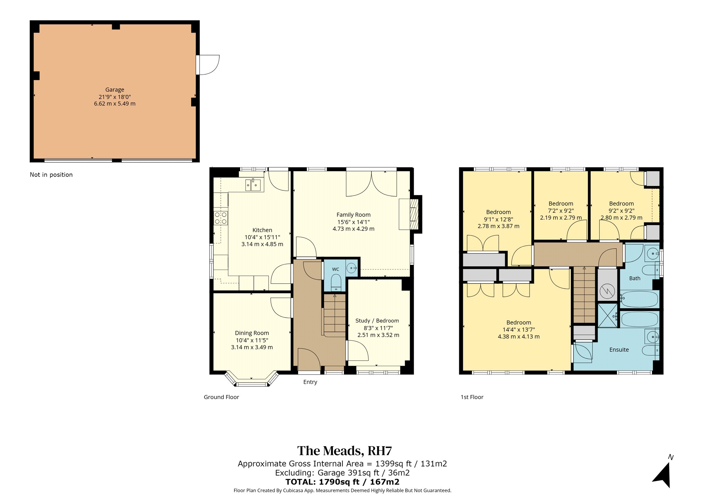 21, The Meades, Lingfield floorplan