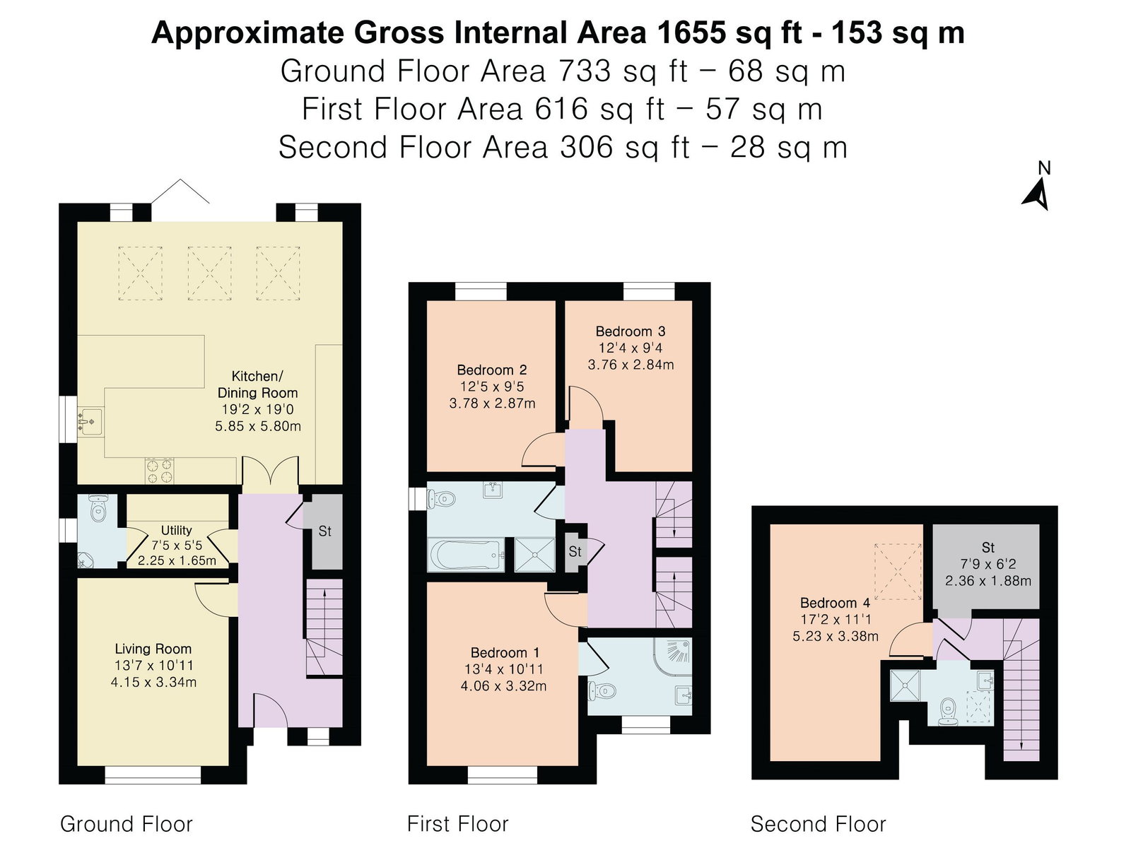 Larkin, The Reddings, Cheltenham floorplan