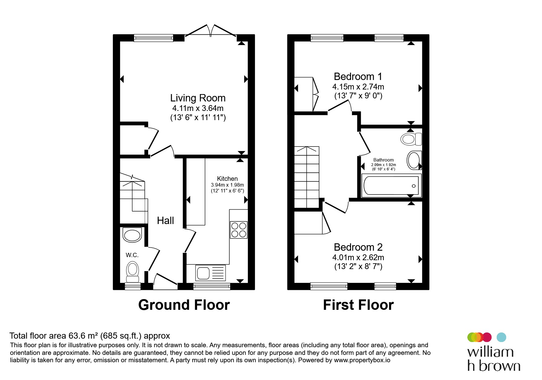64, Clermont Avenue, Sudbury floorplan