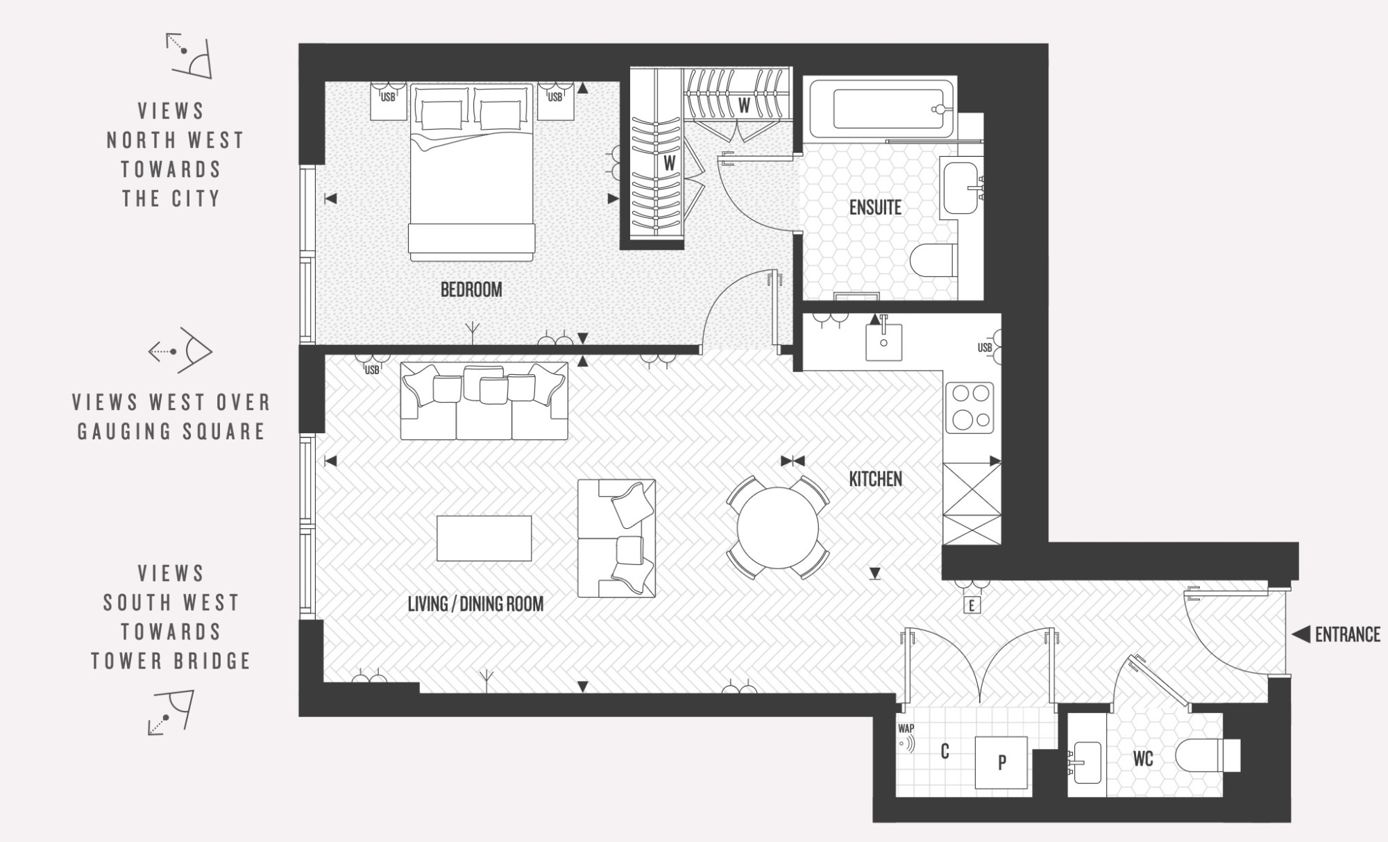 London Dock, Wapping floorplan