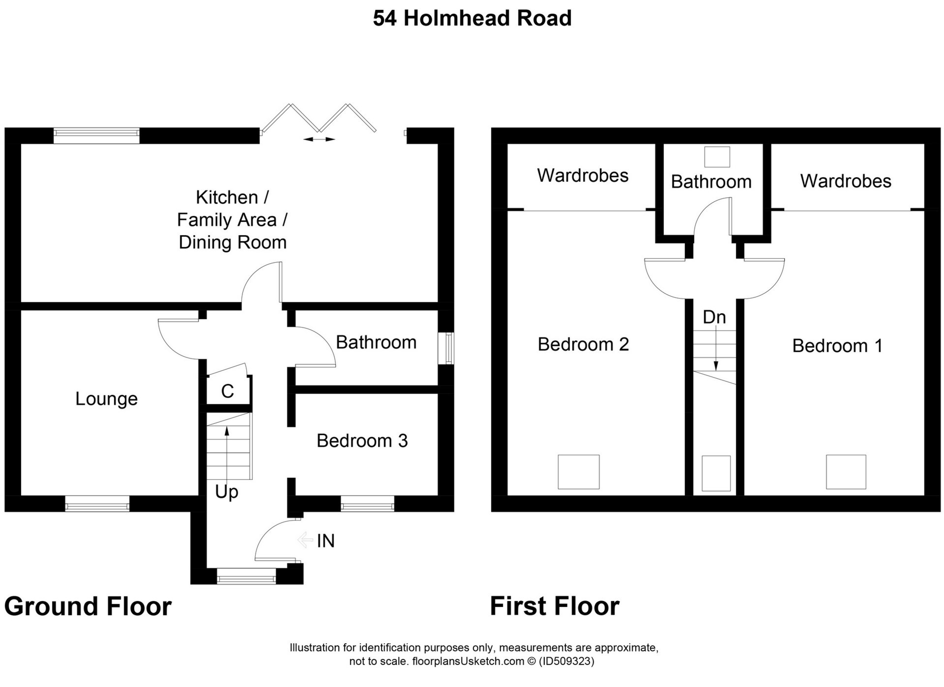 3 Bedrooms Detached house for sale in Holmhead Road, Cumnock KA18