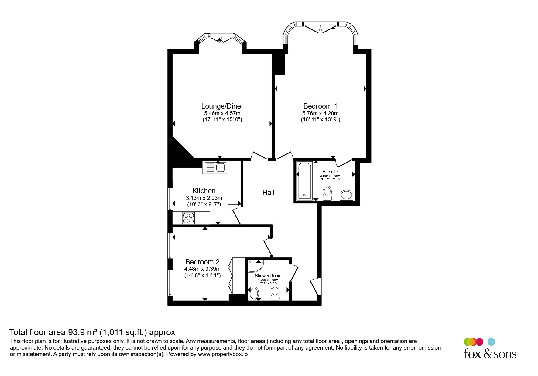 Flat 19, Royal Crescent Mansions, 100, Marine Parade, Brighton floorplan