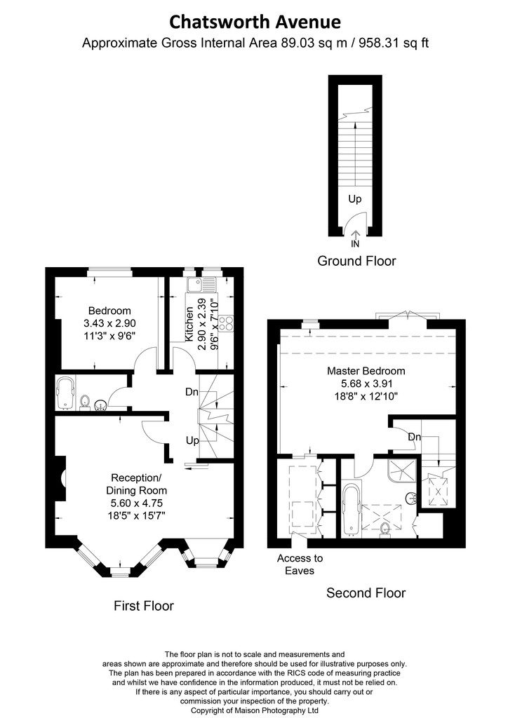 2 Bedrooms Flat to rent in Chatsworth Avenue, London SW20