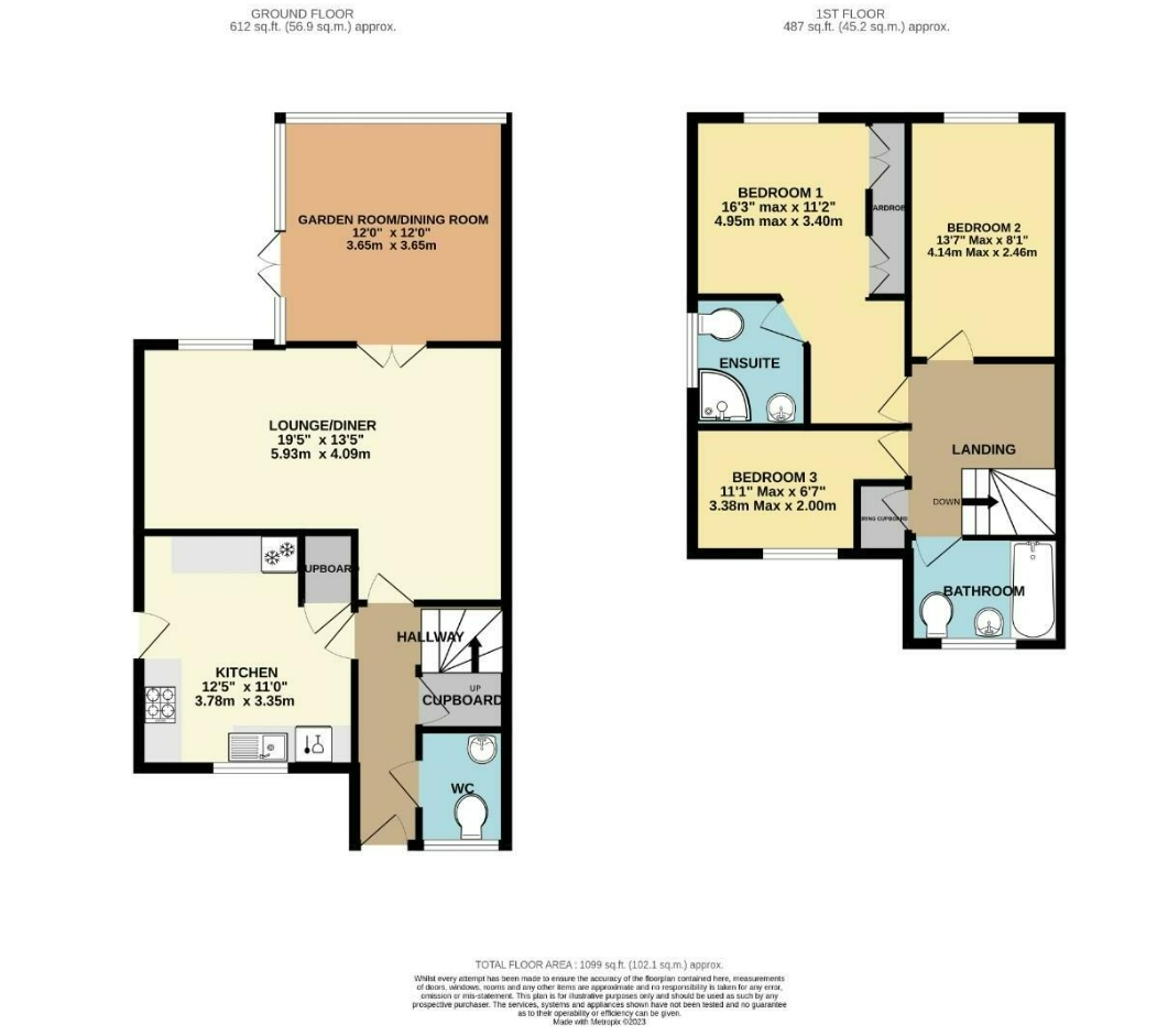 Beech Court, Sandy floorplan
