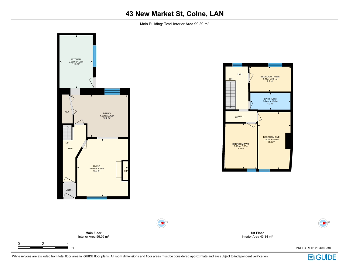 43, New Market Street, Lancashire floorplan
