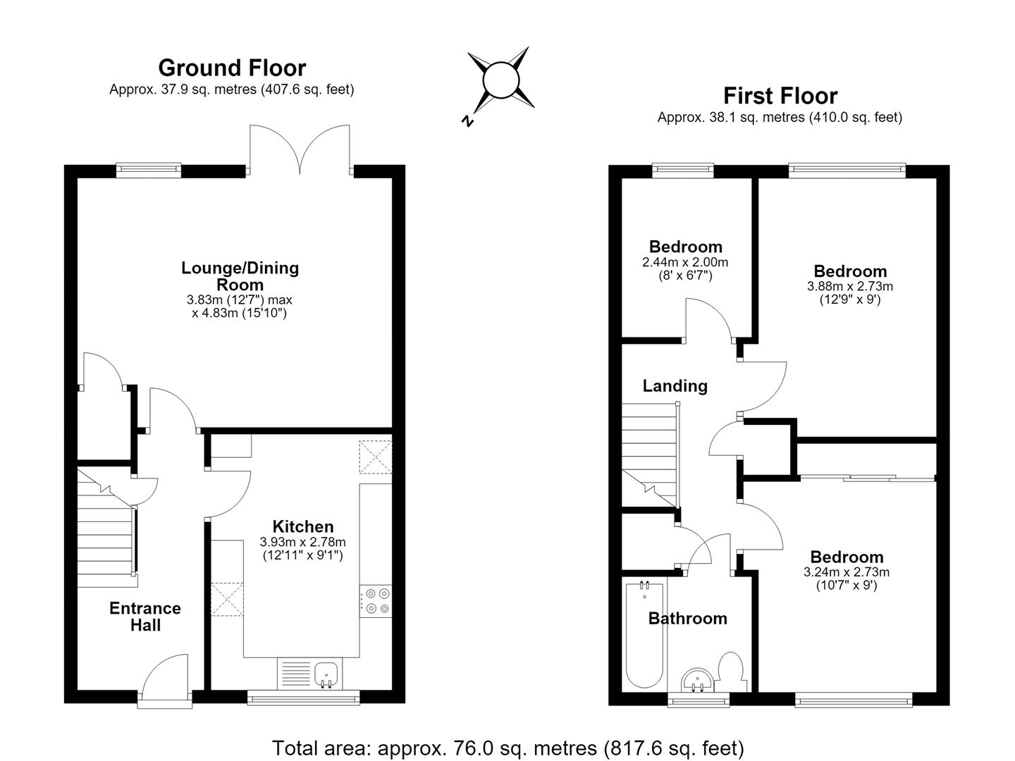 32, Vinten Close, Herne Bay floorplan