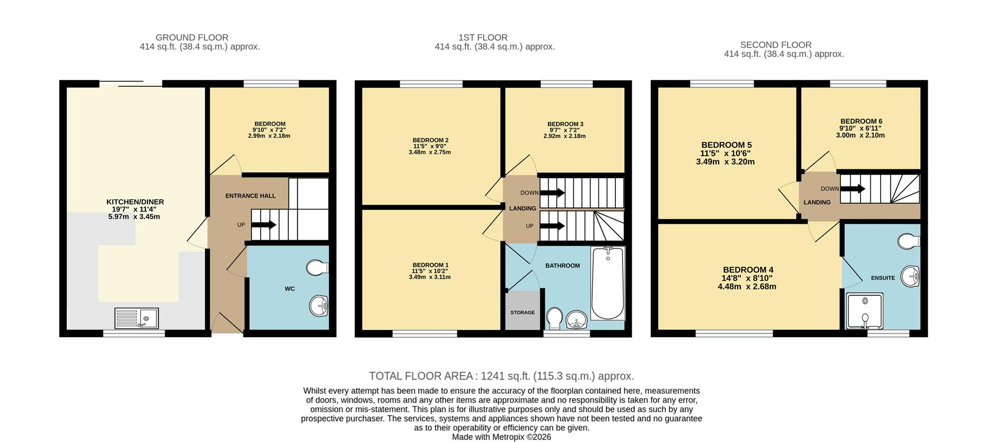 118, Aikman Avenue, Leicester floorplan