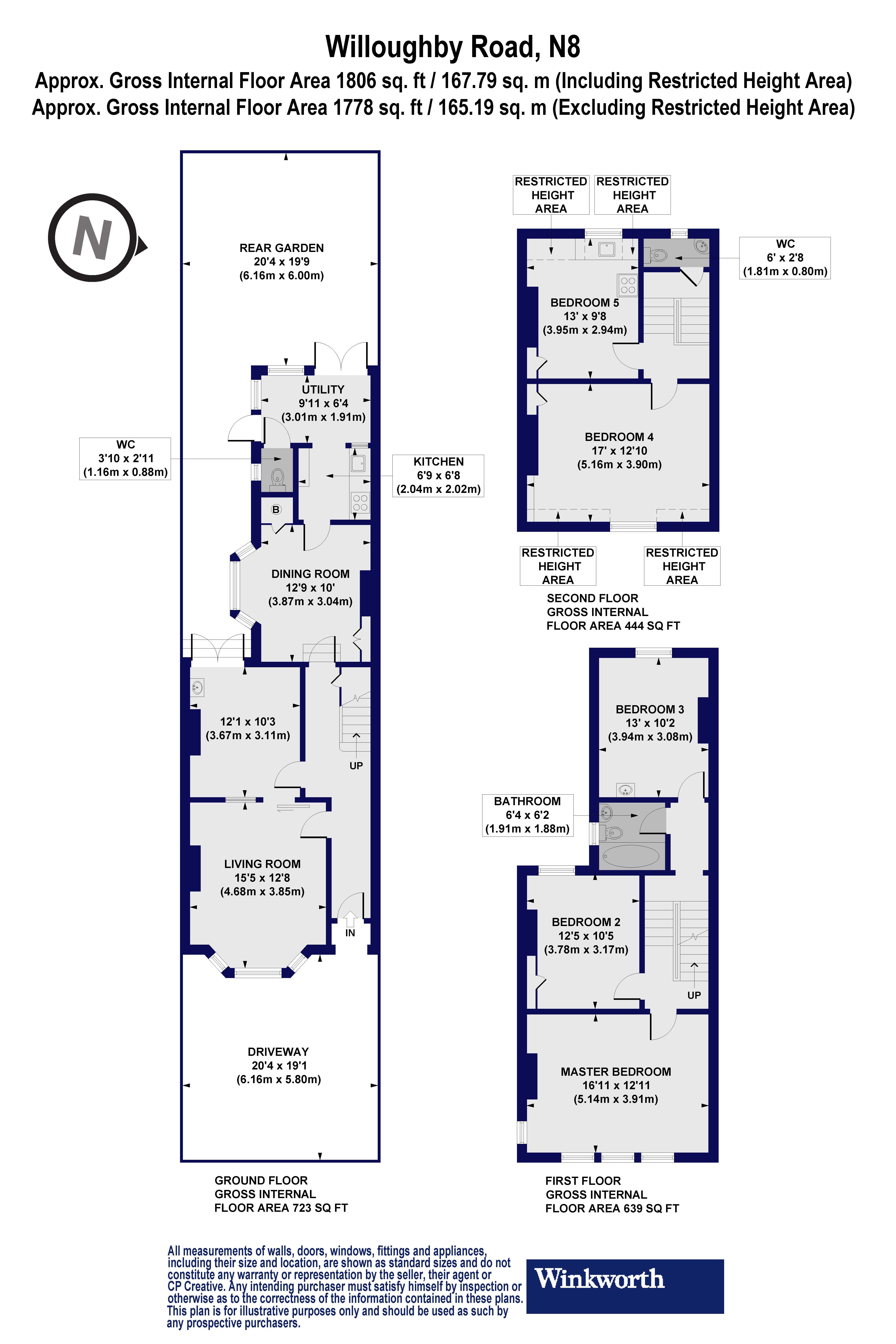 27, Willoughby Road, London floorplan