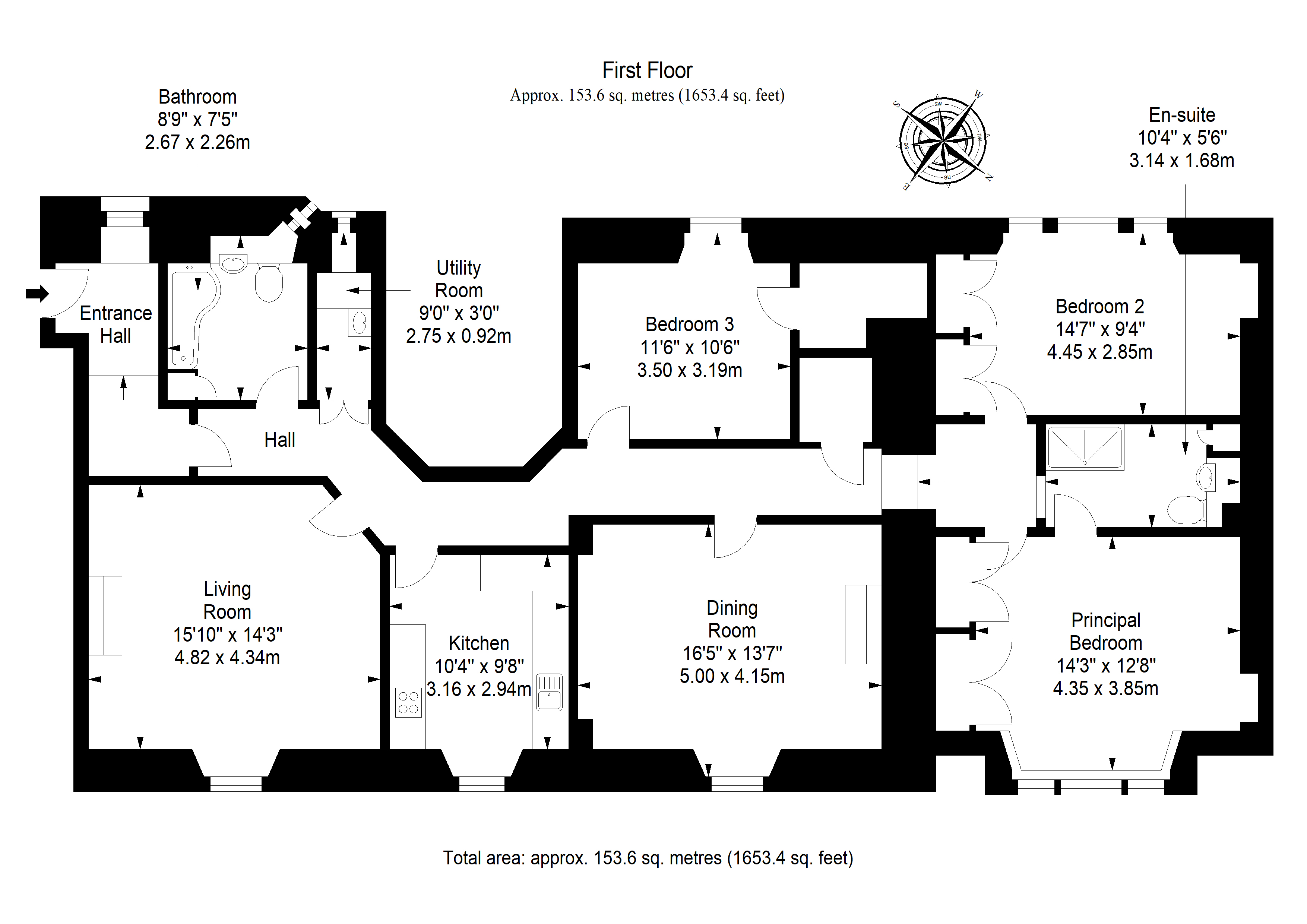 5, Tenterfield House, Haddington floorplan
