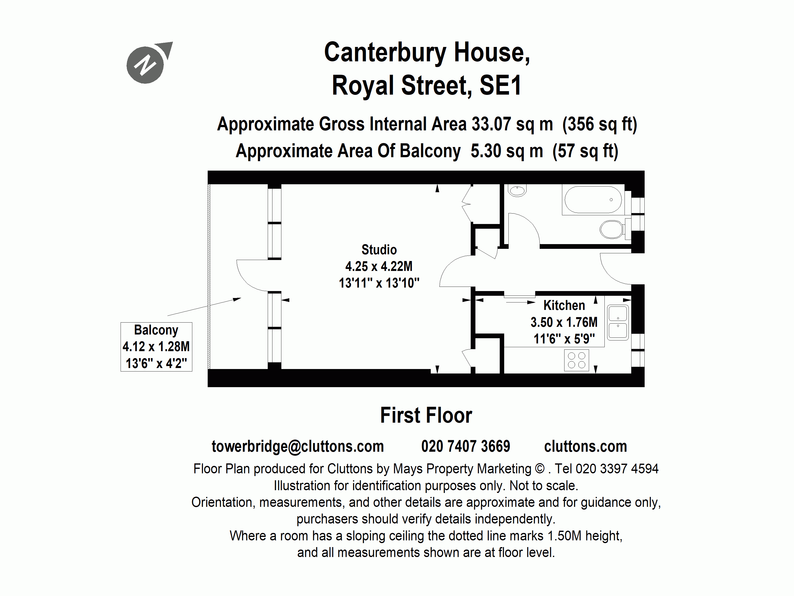 Royal Street, Lonon floorplan