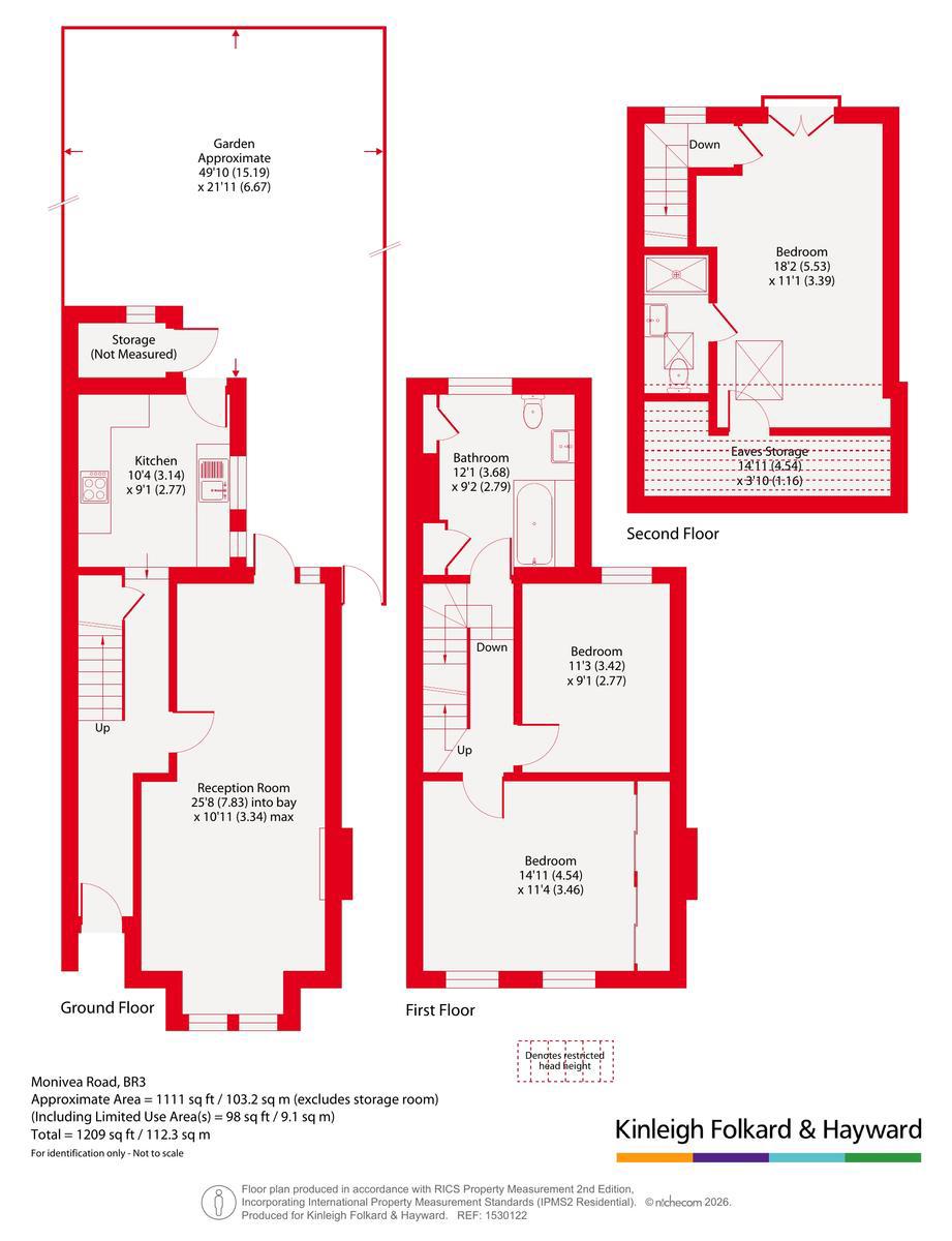 Monivea Road, Beckenham floorplan