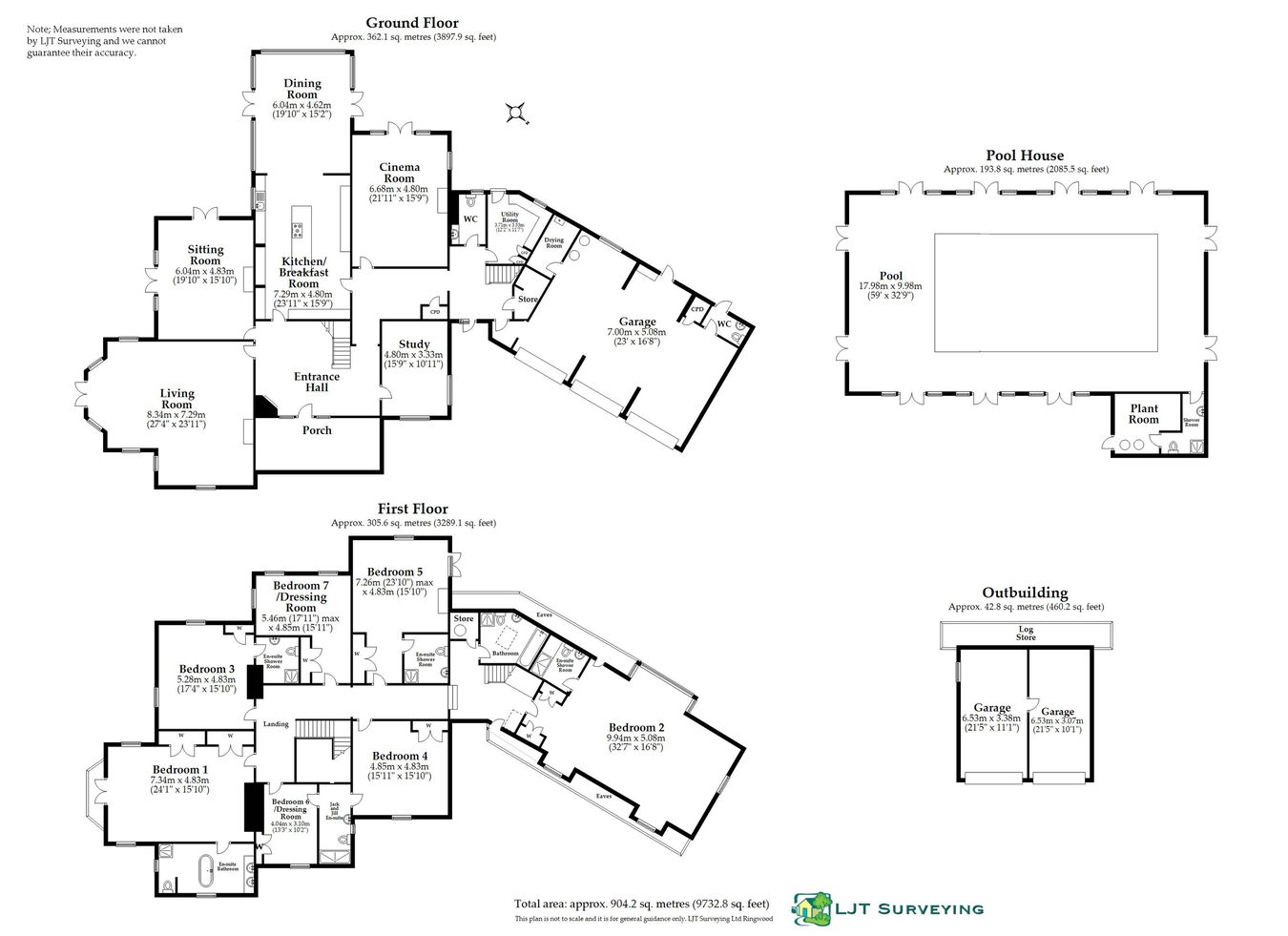The House In The Trees, Lyndhurst floorplan