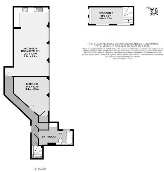 1 Bedrooms Flat to rent in Loudoun Road, London NW8