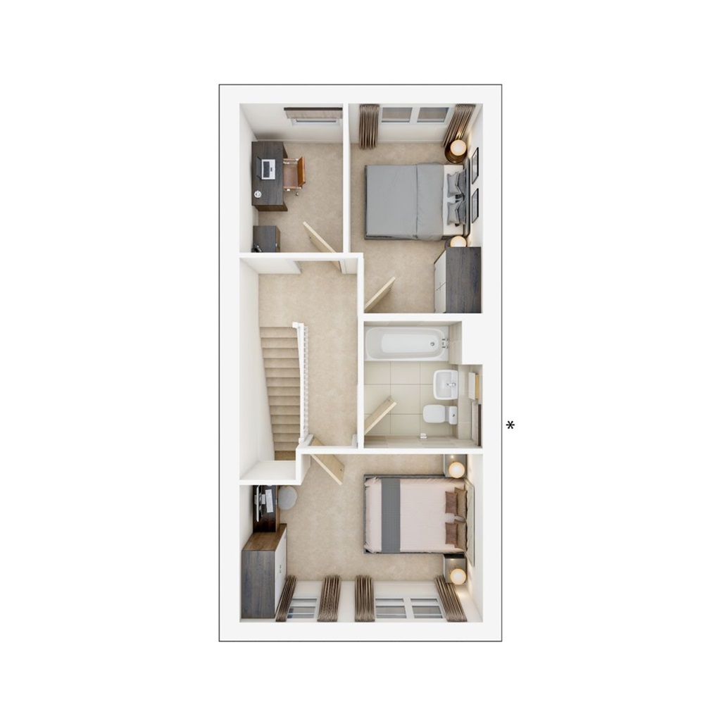 The Ambleford - Plot 952, Sherford, Lunar Crescent, Sherford, Plymouth floorplan