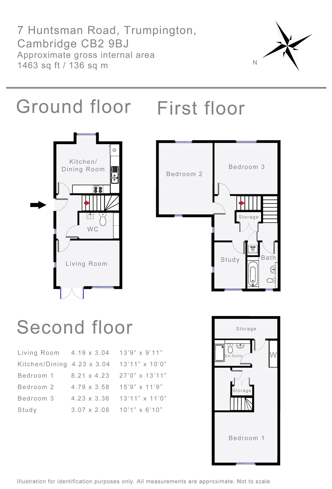 4 Bedrooms Semi-detached house to rent in Huntsman Road, Trumpington, Cambridge, Cambridgeshire CB2