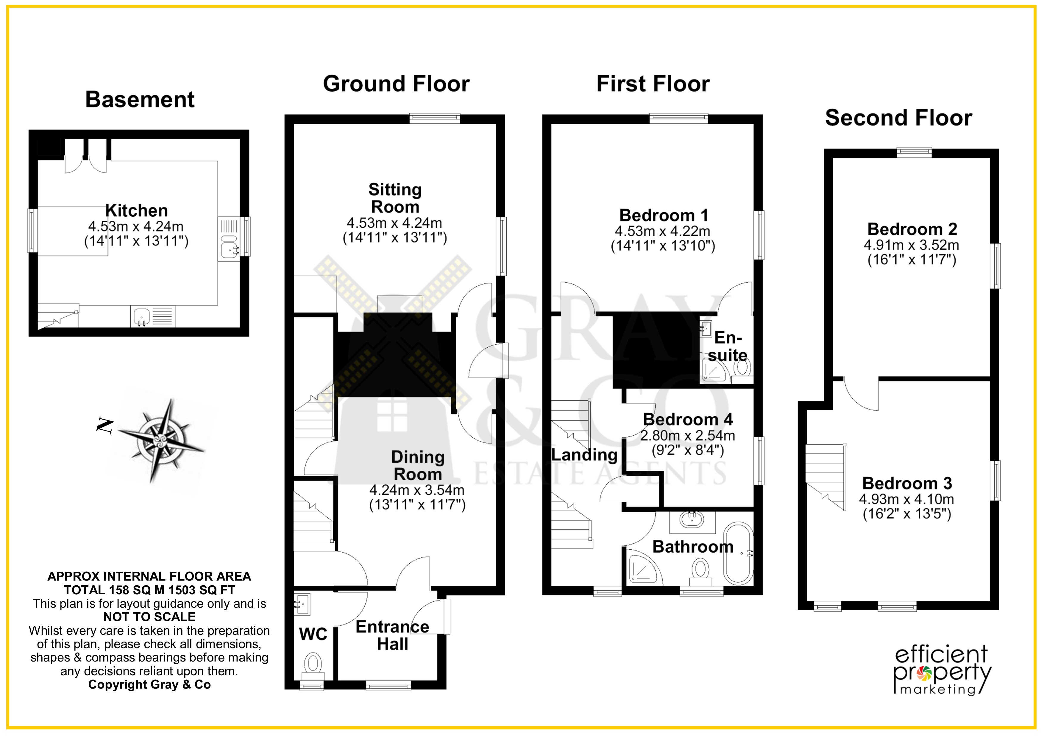 1 Northampton House , Bridge Street, Great Bardfield floorplan