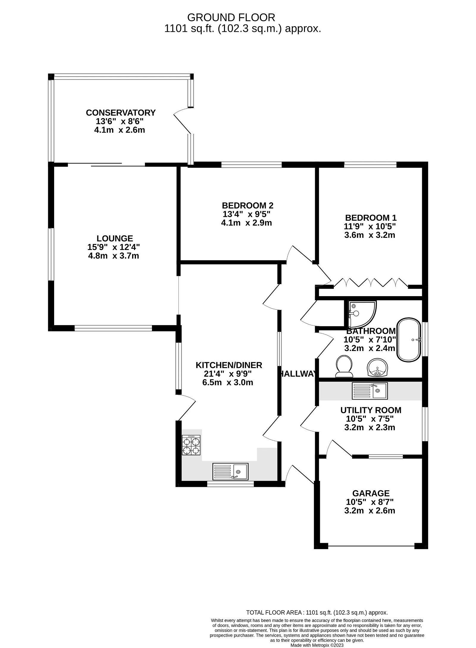 Rodney Avenue, Tonbridge TN10, 2 bedroom bungalow for sale 66298484