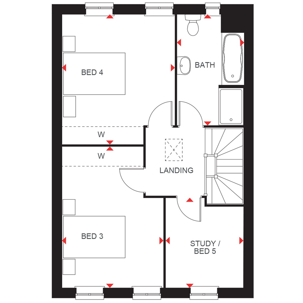 "The Bucklebury" at Home Straight, Newbury RG14, 5 bedroom semi