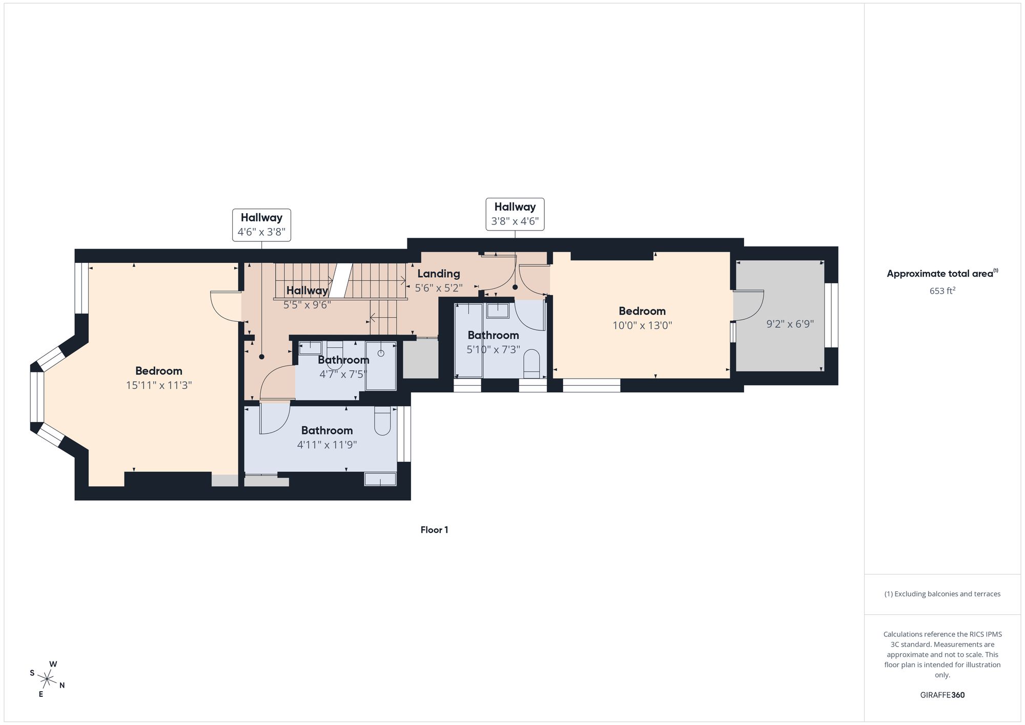 32 Gwydr Crescent, Swansea floorplan