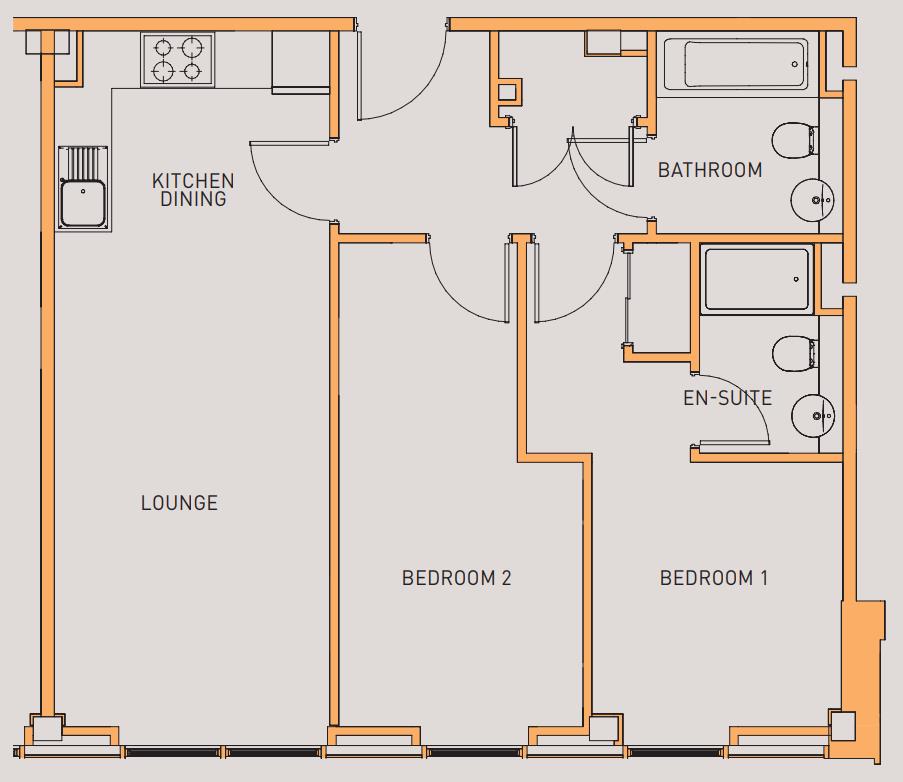 The Quays, Manchester floorplan