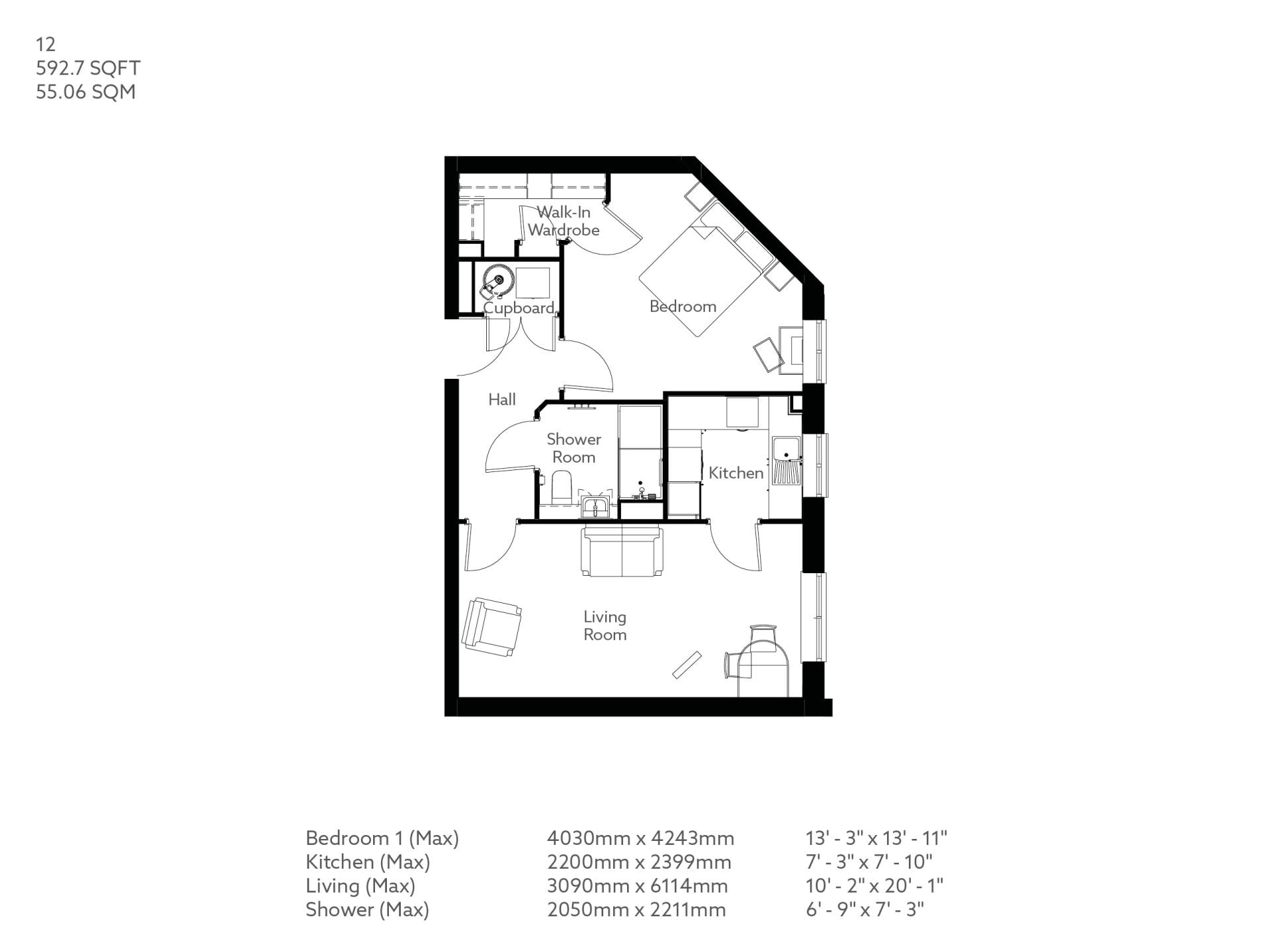 12, Garstang floorplan