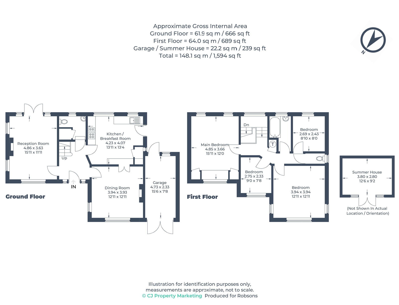 45, Westbury Road, Northwood floorplan