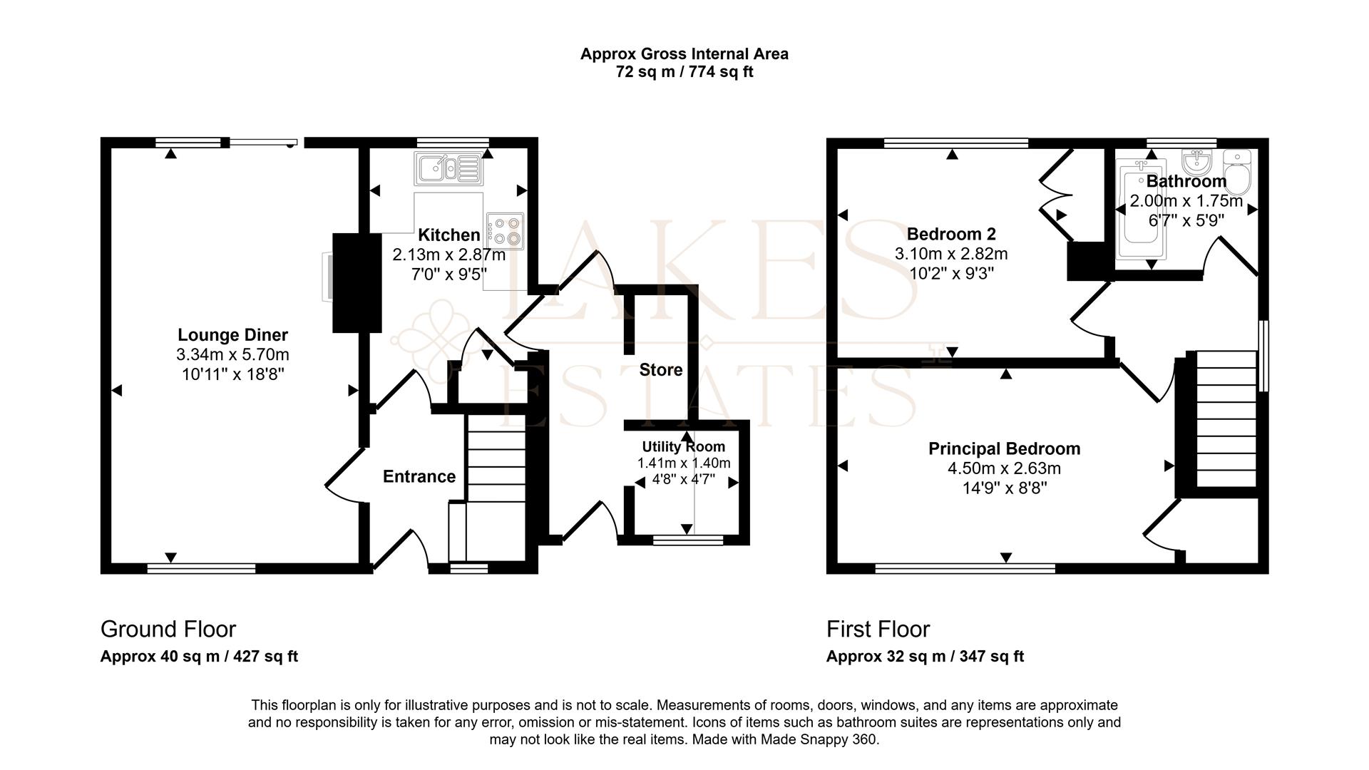 70, Meadow View, Carlisle floorplan