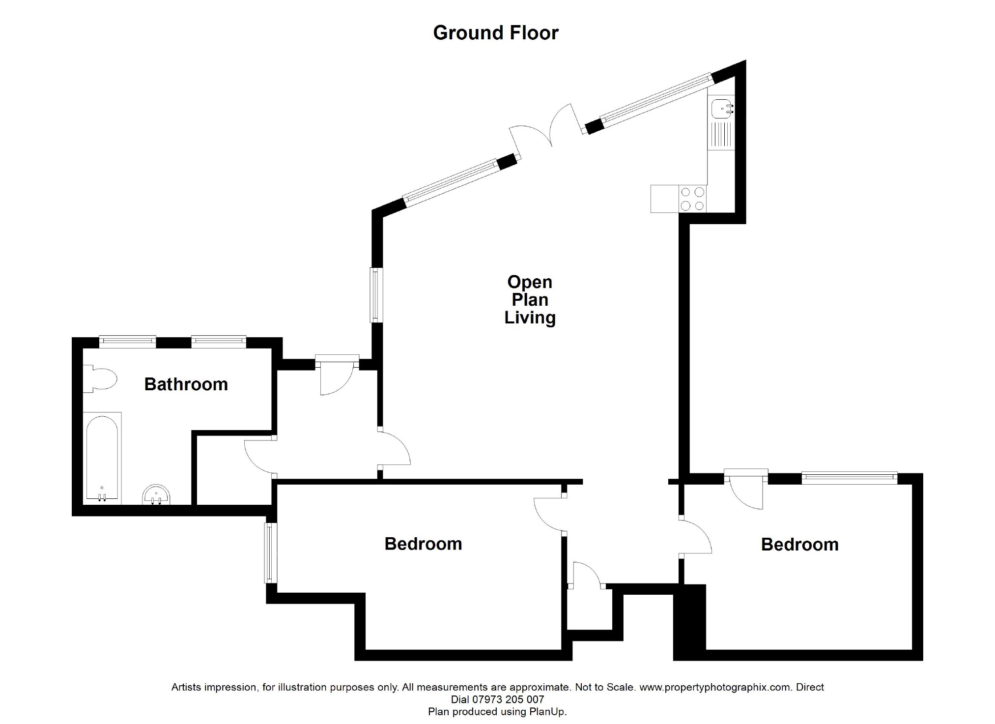 Vyrnwy House, Llansantffraid, Powys SY22, 2 bedroom flat to rent