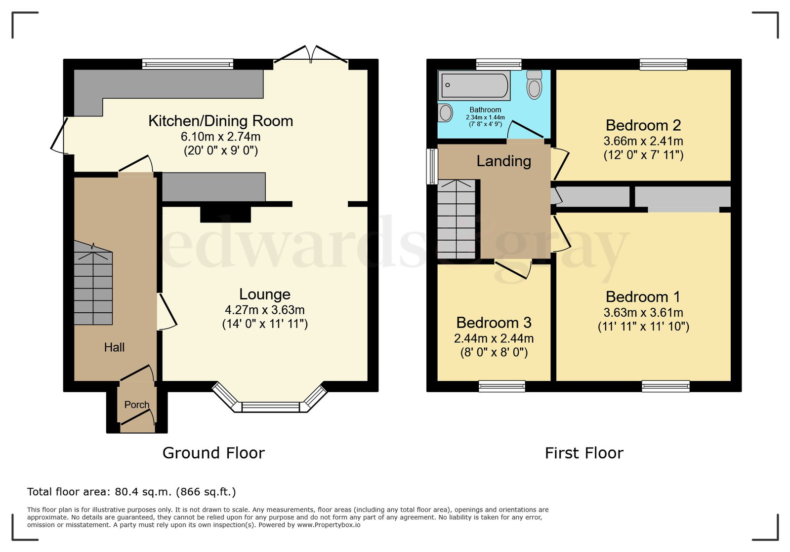 3, Park Grove, Water Orton floorplan