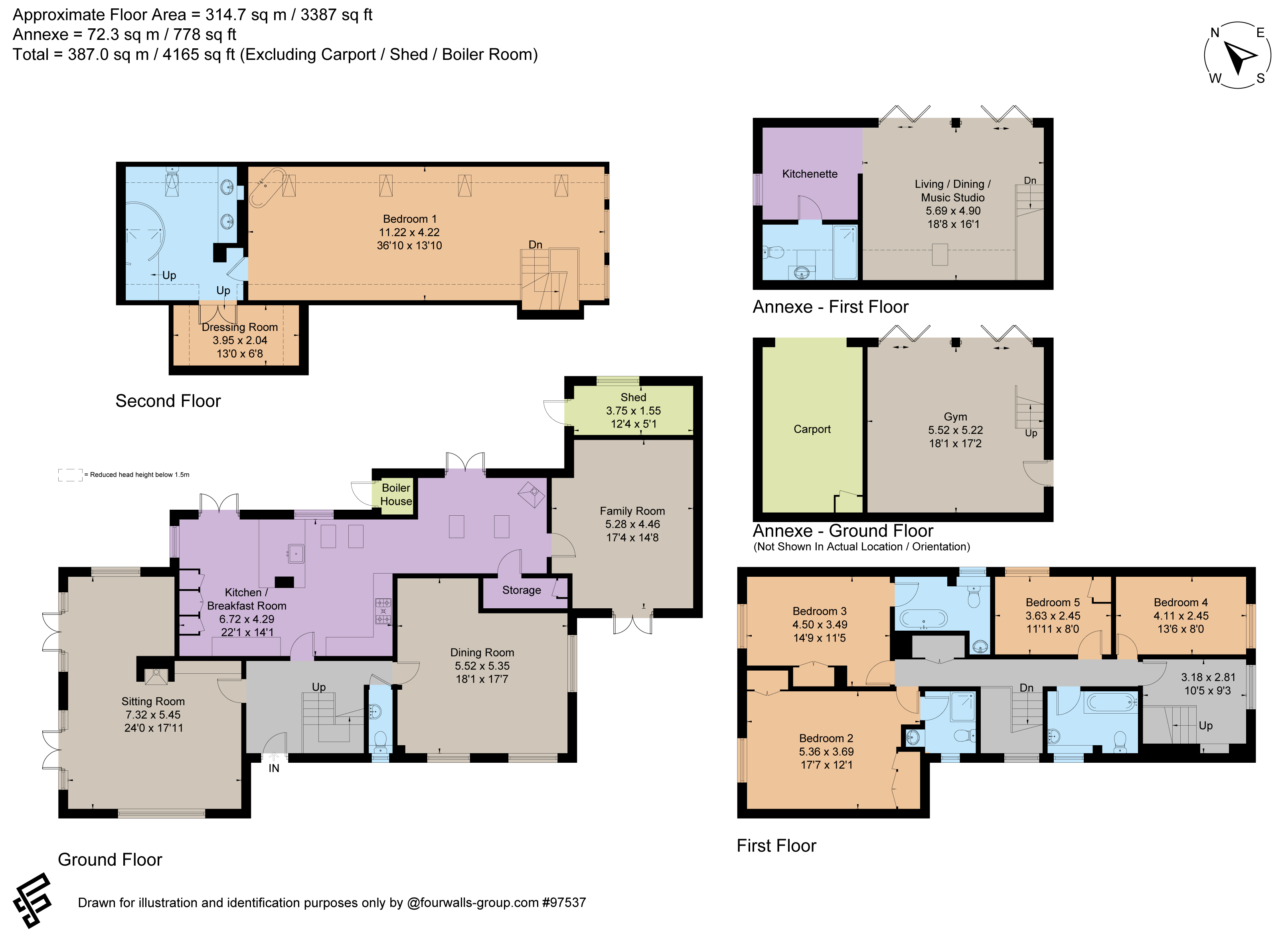 Orchard House,, The Green, Chippenham floorplan