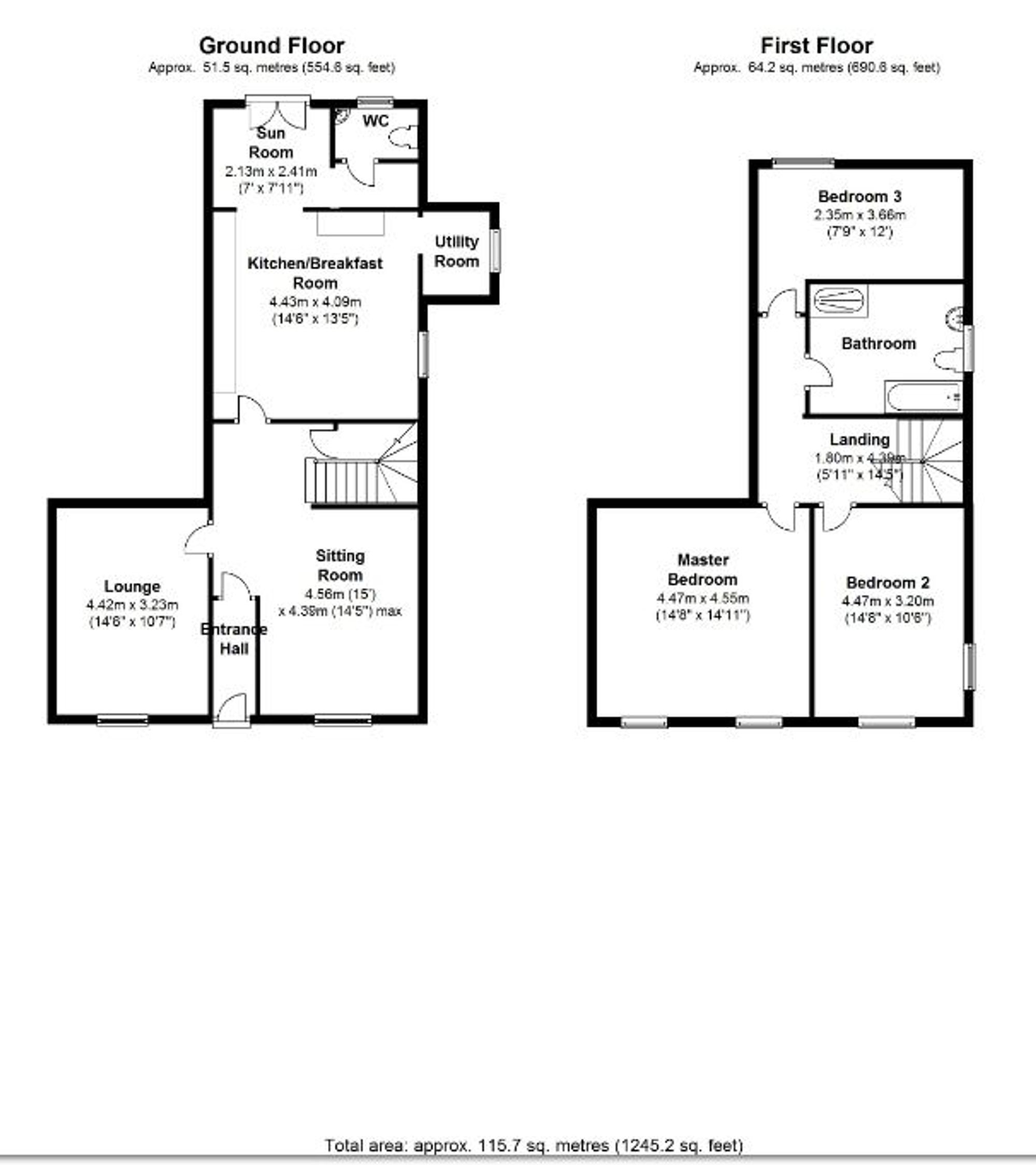 10 Heol Eglwys, Bridgend floorplan