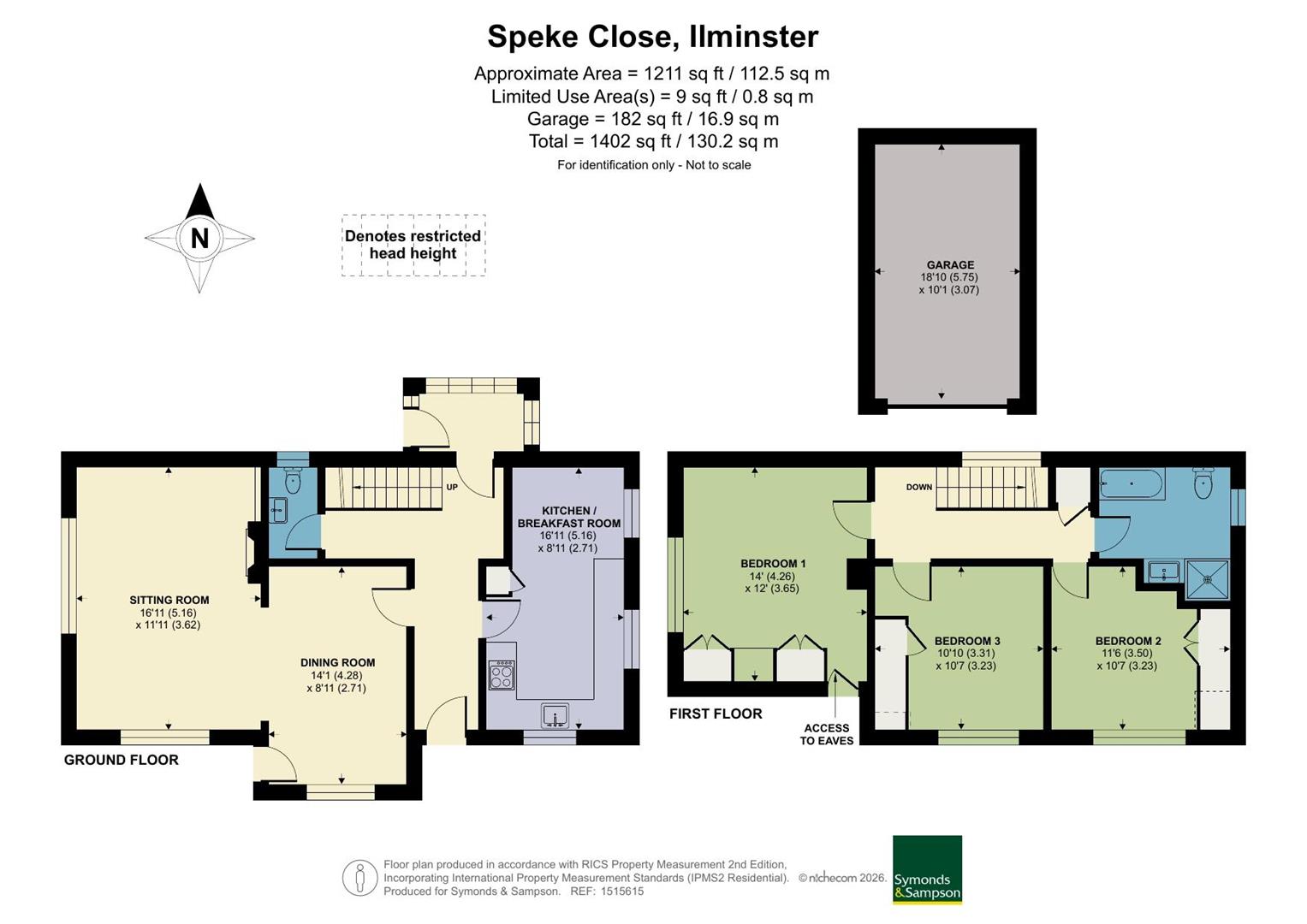 Bedford Cottage, Speke Close, Ilminster floorplan