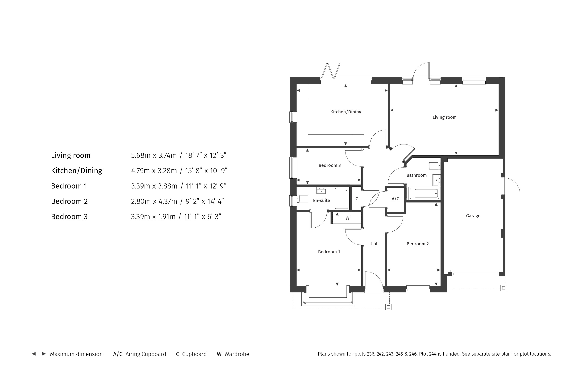 Plot 242, The Riverdale, Edmondsham Road, Verwood floorplan