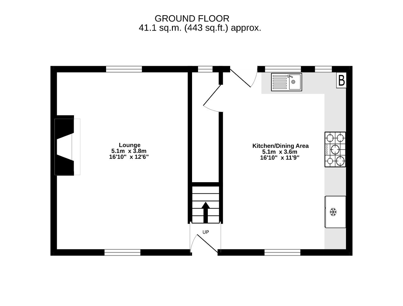 3, Forstal Road, Canterbury floorplan