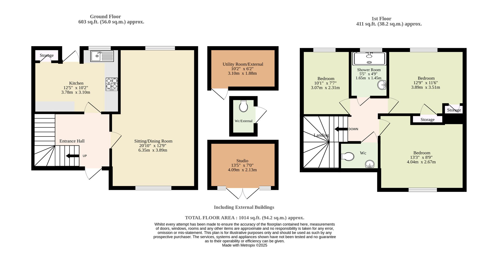 48 Sandy Lane, Norwich floorplan