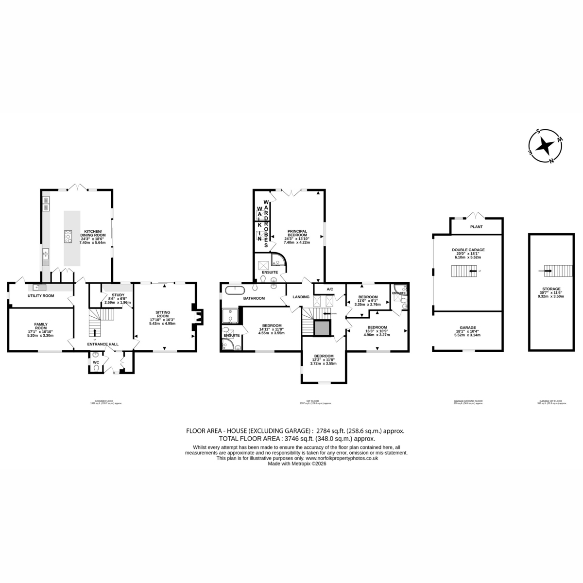Mulberry House, Guilers Lane, Wymondham floorplan