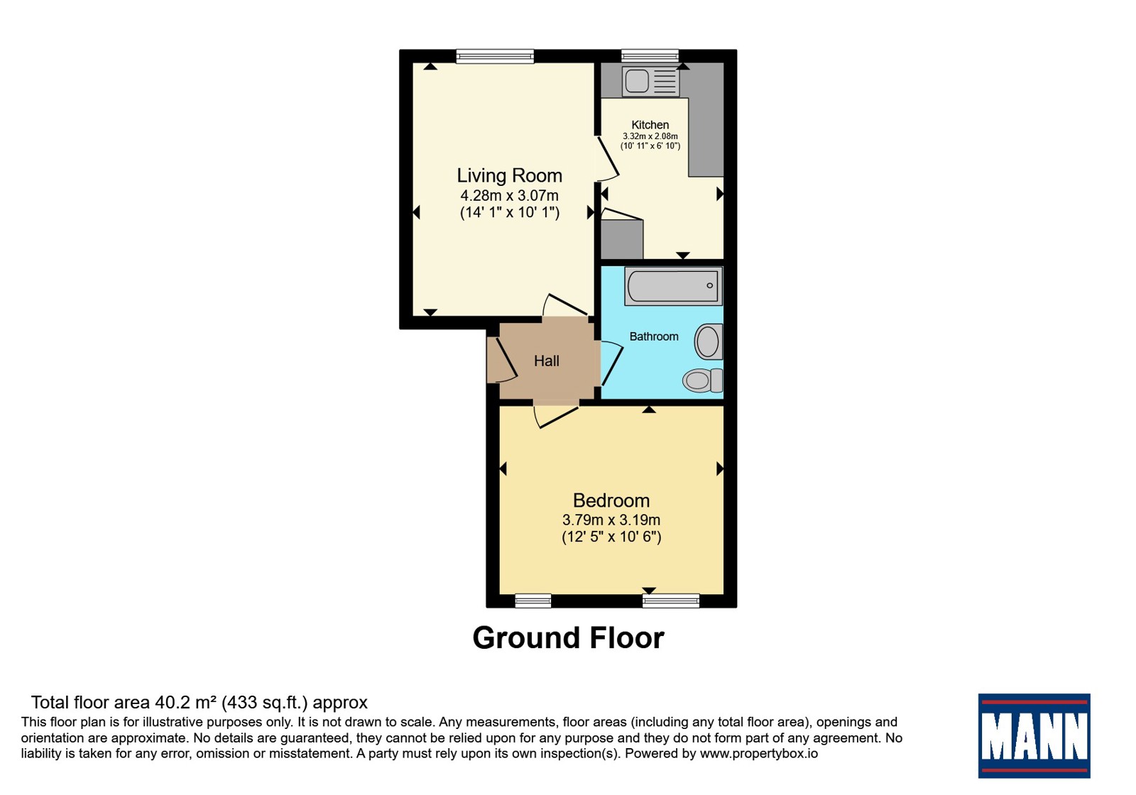 73, Armoury Road, London floorplan