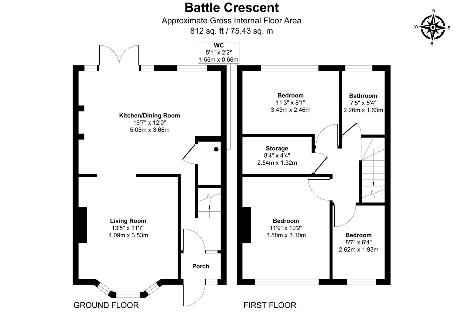 15, Battle Crescent, St. Leonards-On-Sea floorplan
