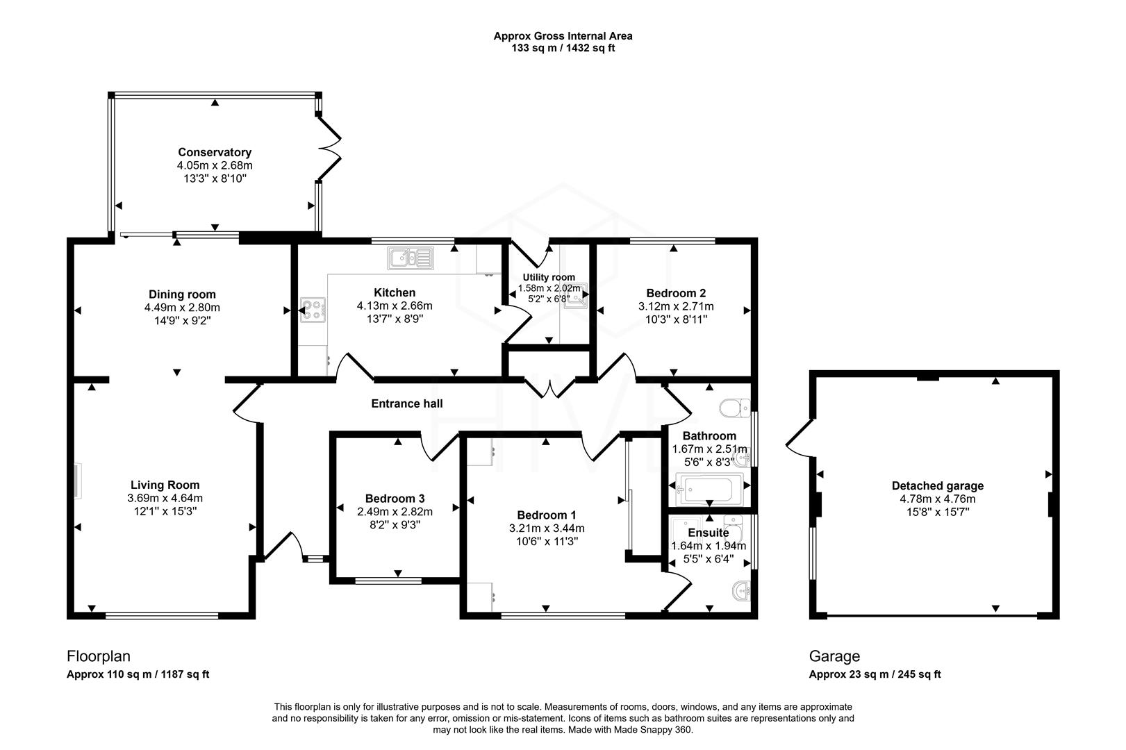 12, Lynwood Close, Ferndown floorplan