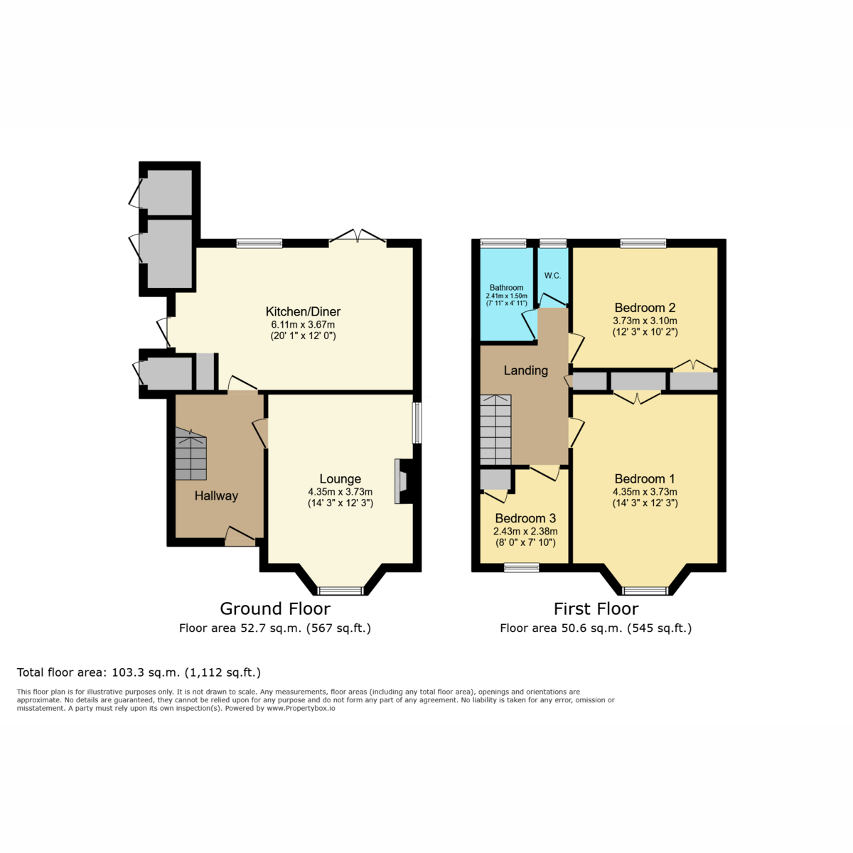 33, Wheatley Avenue, Corby floorplan
