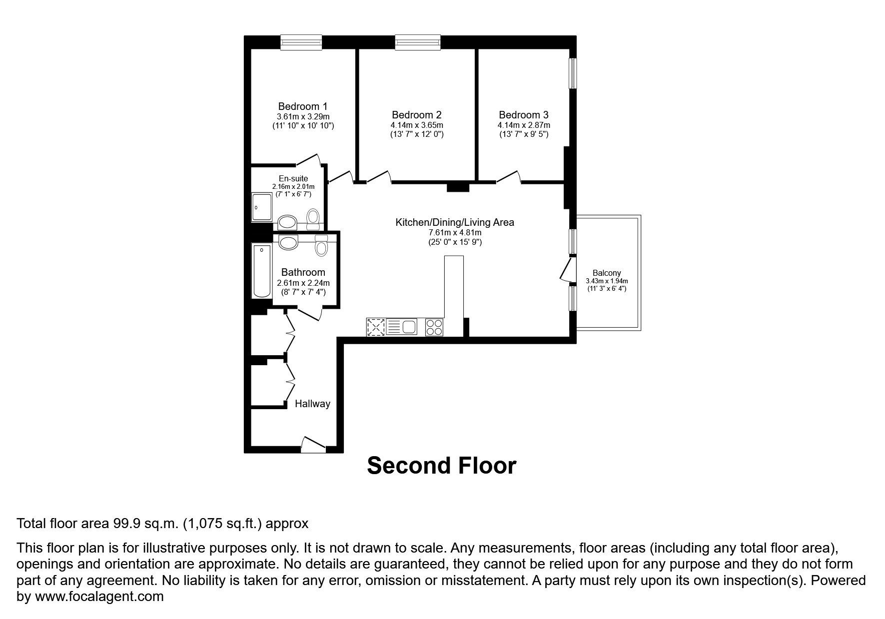 Flat 203, Riverstone Heights, London Borough Of Tower Hamlets floorplan