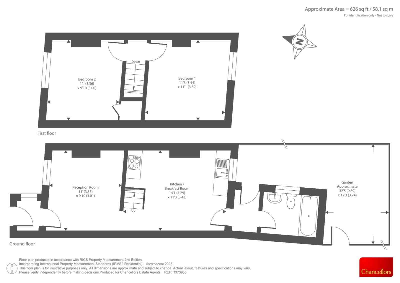 44, Causeway, Banbury floorplan