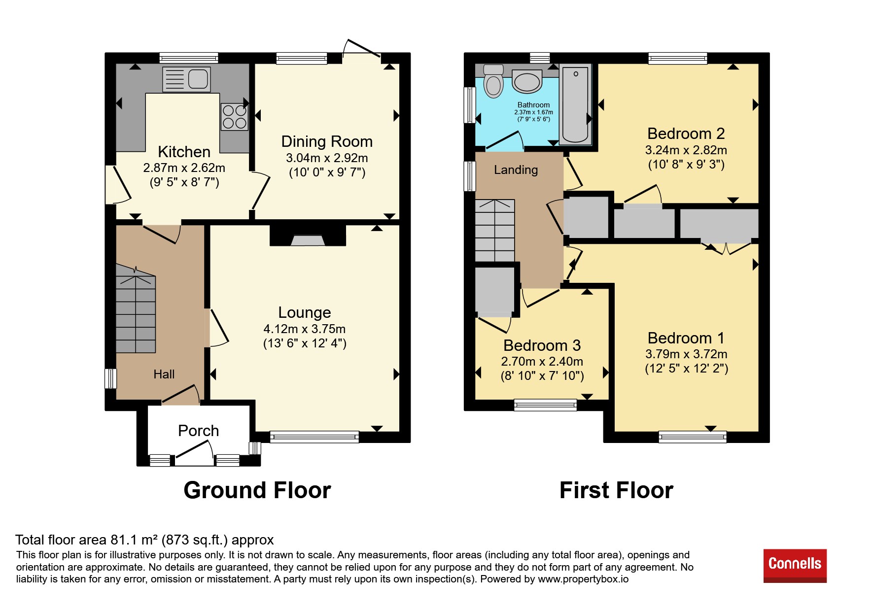41, Gray Crescent, PLYMOUTH floorplan